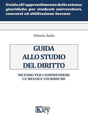 cover image of Guida allo studio del diritto